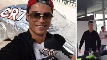 Cristiano Ronaldo y sus bromas con Ricardo Quaresma. Fotos Twitter