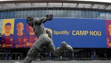Ya luce el nuevo Camp Nou del Barça y Spotify