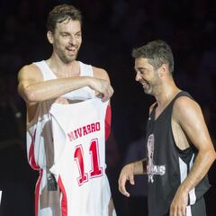 Salto inicial entre los hermanos Gasol por una buena causa