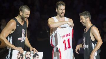 08/07/18 BALONCESTO 
 PARTIDO BENEFICO EN GIRONA AMIGOS DE PAU GASOL - AMIGOS DE MARC GASOL
 JUAN CARLOS NAVARRO