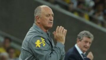 Felipe Scolari está satisfecho y repetirá el once titular de Brasil