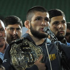 Khabib pone como condición para retar a Mayweather que la pelea no sea en Las Vegas