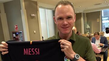 Messi tiene un detalle con Froome