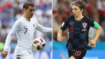 Griezmann y Modric.