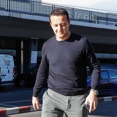 César Sánchez, camino de desembarcar en la Sampdoria