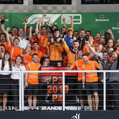 Histórico podio de Carlos Sainz