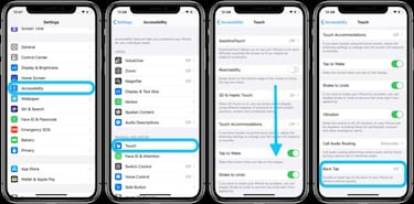 Tocar atrás: cómo activar la función oculta de iOS 14