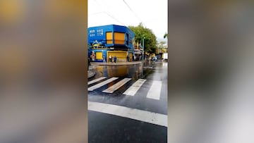 Fuertes lluvias en Buenos Aires en el previo de Boca-River