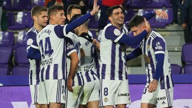 VALLADOLID. 15/12/21. PHOTOGENIC. PARTIDO DE COPA DEL REY ENTRE EL REAL VALLADOLID Y LA UD LAS PALMAS GOL DE CRISTO