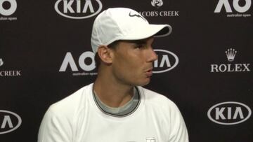 Nadal: "Es un buen comienzo después de tanto tiempo sin competir"
