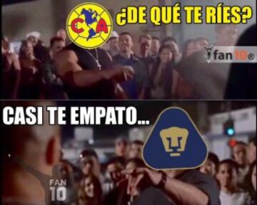 A reír un rato con los Memes del Pumas vs América