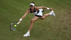 Garbi&ntilde;e Muguruza en Birmingham.