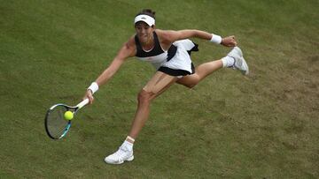 Garbi&ntilde;e Muguruza en Birmingham.