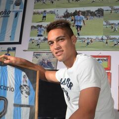 Madrid y Atleti se fijan en la joya argentina Lautaro Martinez
