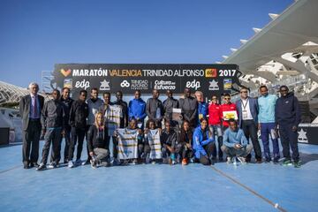 Atletas de élite del último Maraton Valencia Trinidad Alfonso.