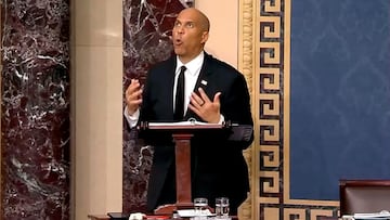 El senador de Nueva Jersey habló por más de 25 horas sobre la amenaza “grave y urgente” que representa la administración Trump.