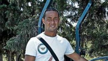 <b>REIVINDICÁNDOSE. </b>Baiano quiere dar goles al Real Murcia, independientemente de la categoría.