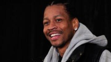 Allen Iverson, durante una rueda de prensa en Las Vegas.