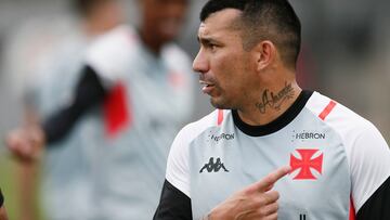 Medel no treino do Vasco da Gama CT Moacyr Barbosa em 18 de julho de 2023. Foto: Daniel RAMALHO/VASCO