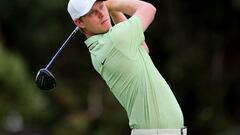 Cameron Davis of Australia plays his shot from the 16th tee during the first round of the Sony Open in Hawaii at Waialae Country Club.