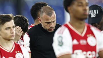 Heitinga, tras perder la final de Copa.