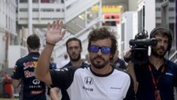 Alonso, el año pasado en el circuito de Barcelona.