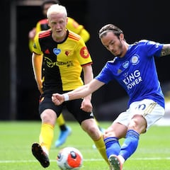Chilwell y Dawson firman un empate entre Watford y Leicester