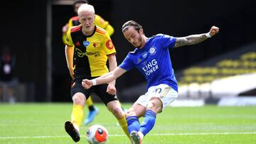 Chilwell y Dawson firman un empate entre Watford y Leicester