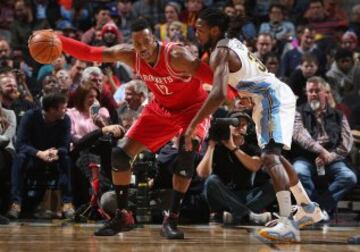 Dwight Howard y Kenneth Faried.