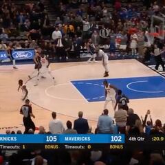 Camino de uno de sus partidos más épicos en la NBA y Doncic lo termina así: incomprensible