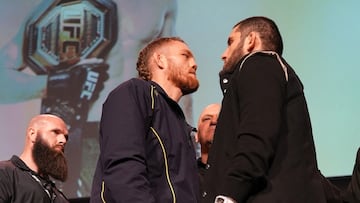 Jack Della Maddalena e Islam Makhachev, cara a cara.