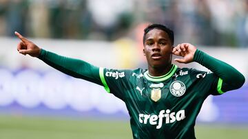 El jugador de Palmeiras Endrick.