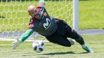 11/06/18 ENTRENAMIENTO DE LA SELECCION ESPA&Ntilde;OLA DE FUTBOL ESPA&Ntilde;A
 PEPE REINA