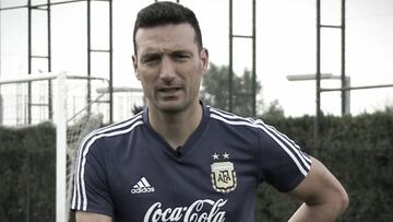 Scaloni visitó a Boca en Ezeiza