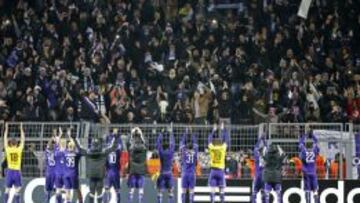 Una de las gradas del estadio del Anderlechet permanecerá cerrada en el próximo partido por los incidentes ante el Galatasaray.