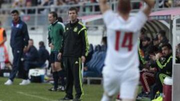 Celades, durante el partido jugado en Cádiz.