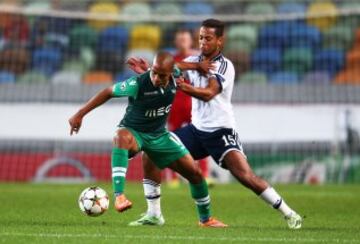 Joao Mario del  Sporting y Dennis del Schalke 