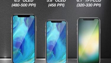 Rumor: Apple prepara tres iPhone X para 2018