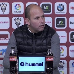 José Alberto: "El gol del Albacete es fuera de juego, ha funcionado la campaña arbitral"