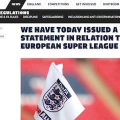 Inglaterra, segundo país que instaura una norma anti-Superliga