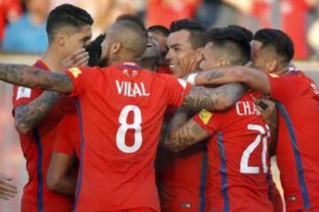 Las mejores imágenes del partido entre Chile y Venezuela
