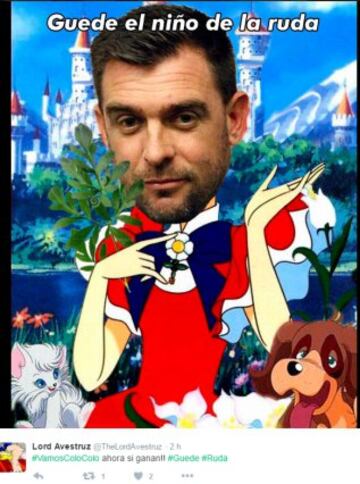 Guede, otra vez foco de burlas y memes