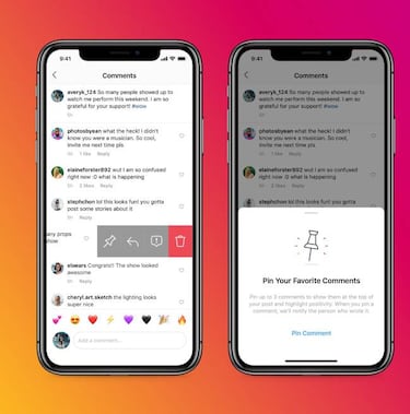 Cómo fijar un comentario en un post de Instagram