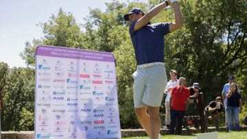 SAN LORENZO DE EL ESCORIAL (MADRID), 11/09/2025.-El tenista Rafa Nadal, en el torneo benéfico de golf "Unidos contra el cáncer de mama", este jueves en el Club de Golf La Herrería en San Lorenzo de El Escorial (Madrid).- EFE/ Carlos Pérez