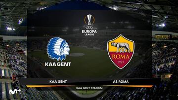 Resumen y goles del Gent vs. Roma de la Europa League