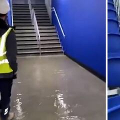 Goodison Park floods captured in shocking images, forcing Everton-Liverpool suspension
