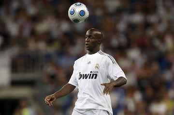 Lass Diarra, en un partido durante su etapa con el Real Madrid