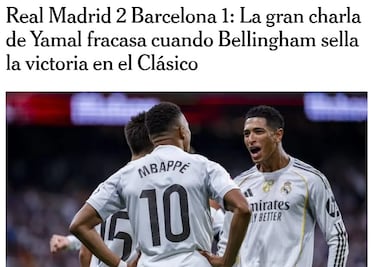 La prensa internacional, sobre el Clásico: “El Real Madrid da un vuelco a la jerarquía” 