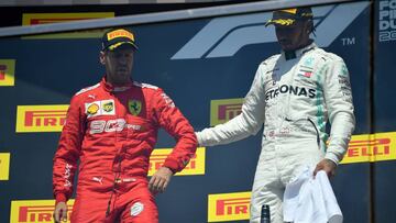 Lewis Hamilton confía en la recuperación de Vettel