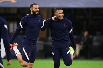 Benzema y Mbappé.